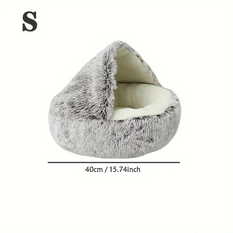 Shell Semi Enclosed Cat Bed