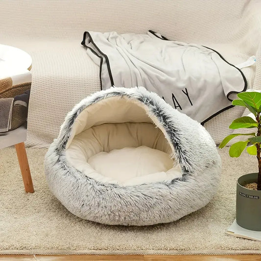 Shell Semi Enclosed Cat Bed