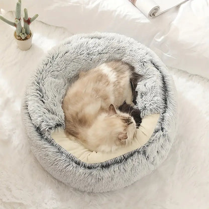 Shell Semi Enclosed Cat Bed